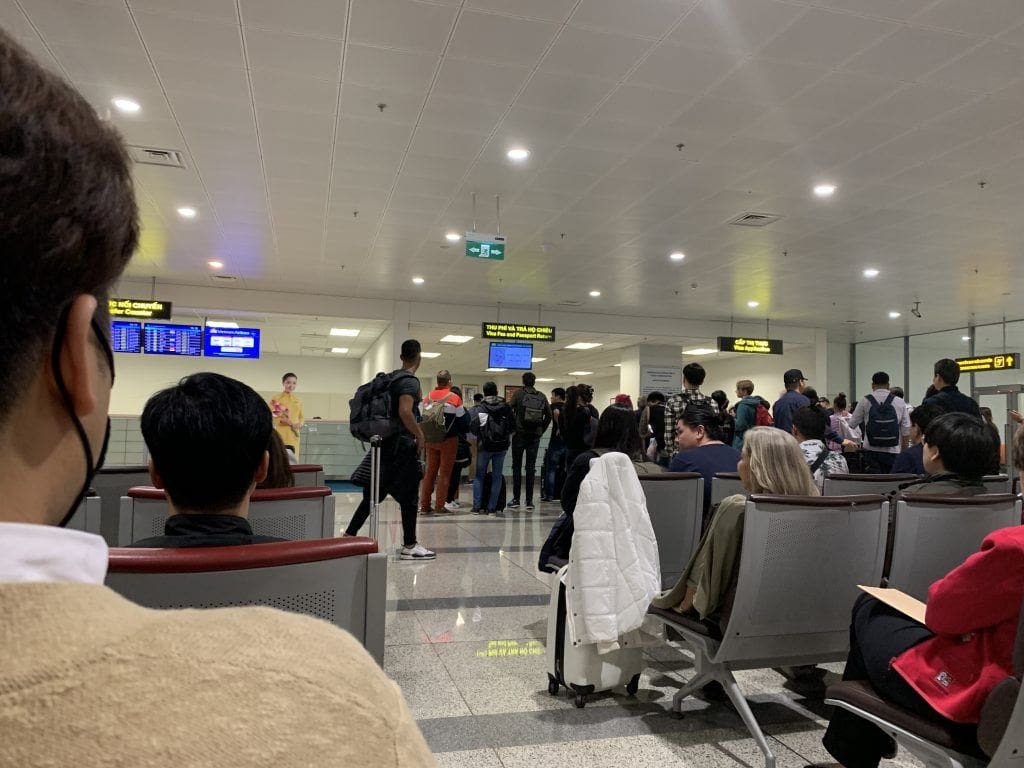 Visa on Arrival Area at Hanoi Airport