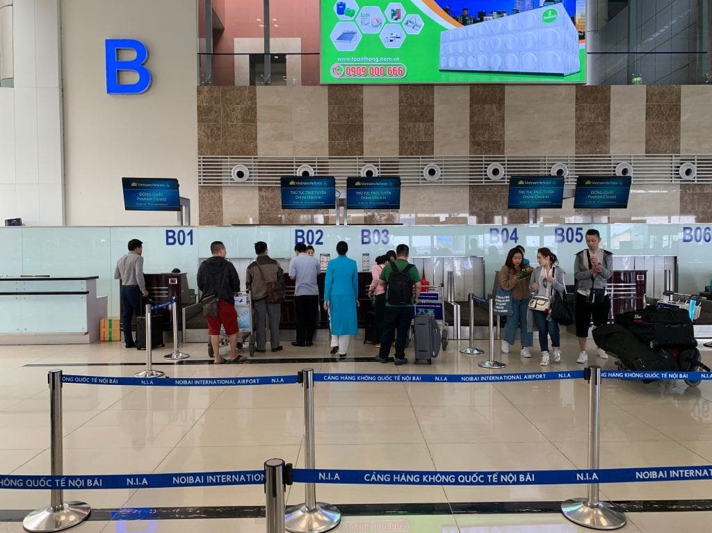Vietnam Airlines Check-In Hanoi