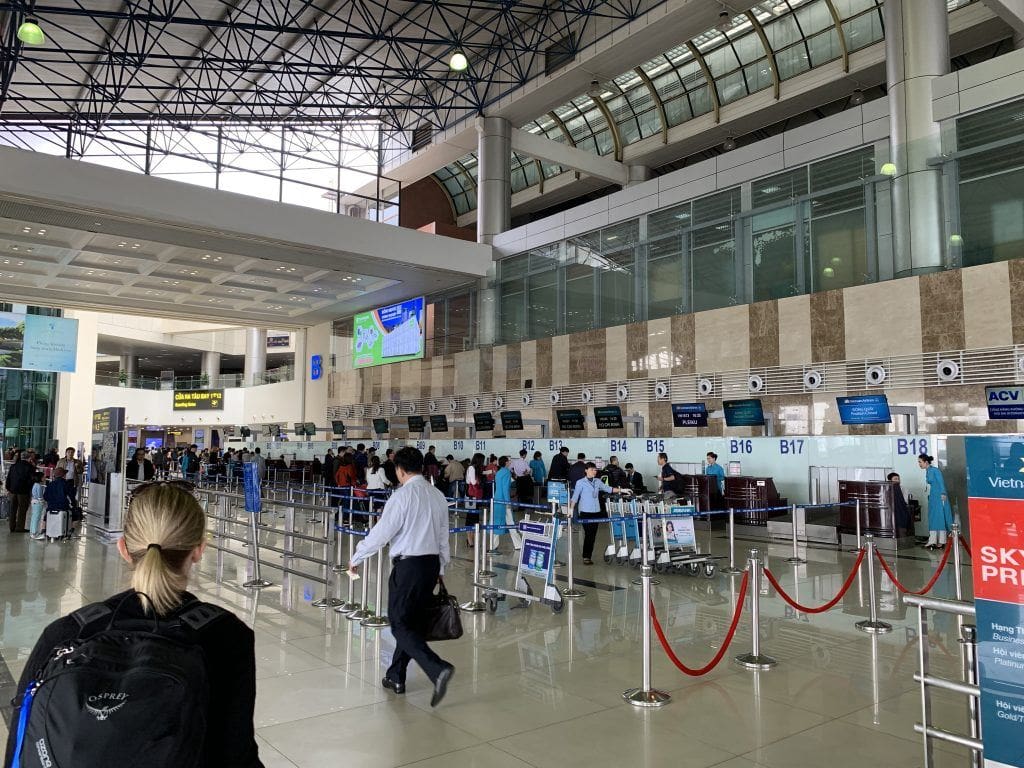 Vietnam Airlines Check-In Hanoi