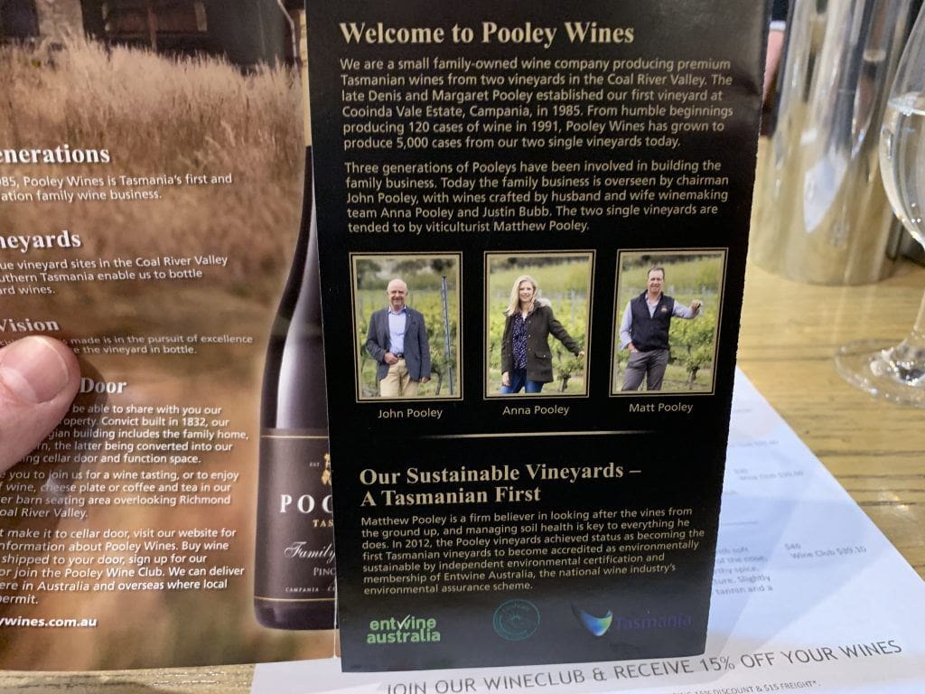 Wine Tasting in Tasmania
