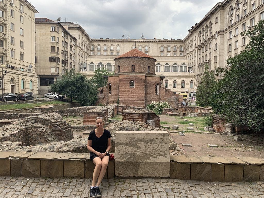 remains of the ancient town of Serdica
