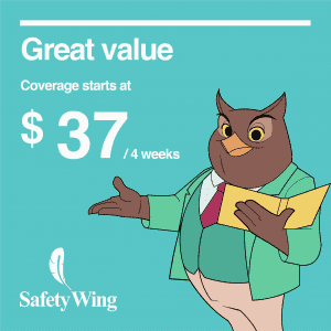 SafetyWing travel medical insurance for Americans