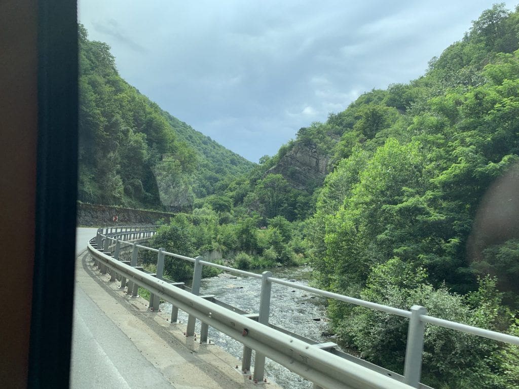 Road from Plovdiv to Bansko