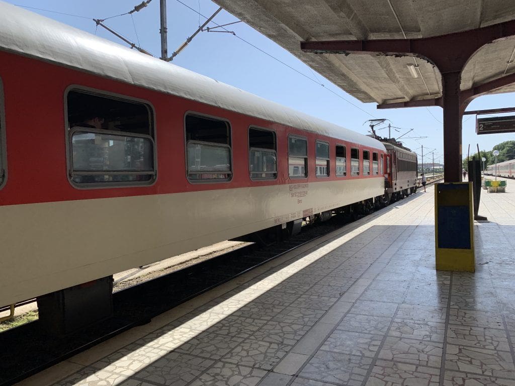 Train Between Varna and Plovdiv Bulgaria