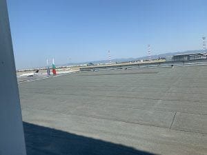 View from Sofia Terminal 1 Priority Pass Sala Lounge