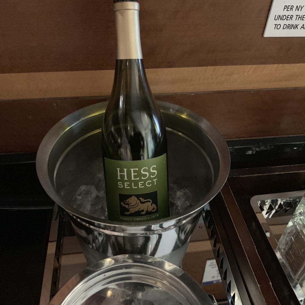 Priority Pass Lounge JFK Terminal 1 White Wine