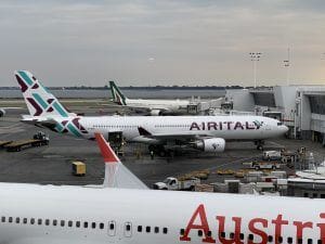 View from Lufthansa Business Lounge JFK Terminal 1