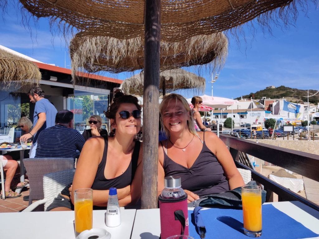 Aperol Spritz at Salema Beach