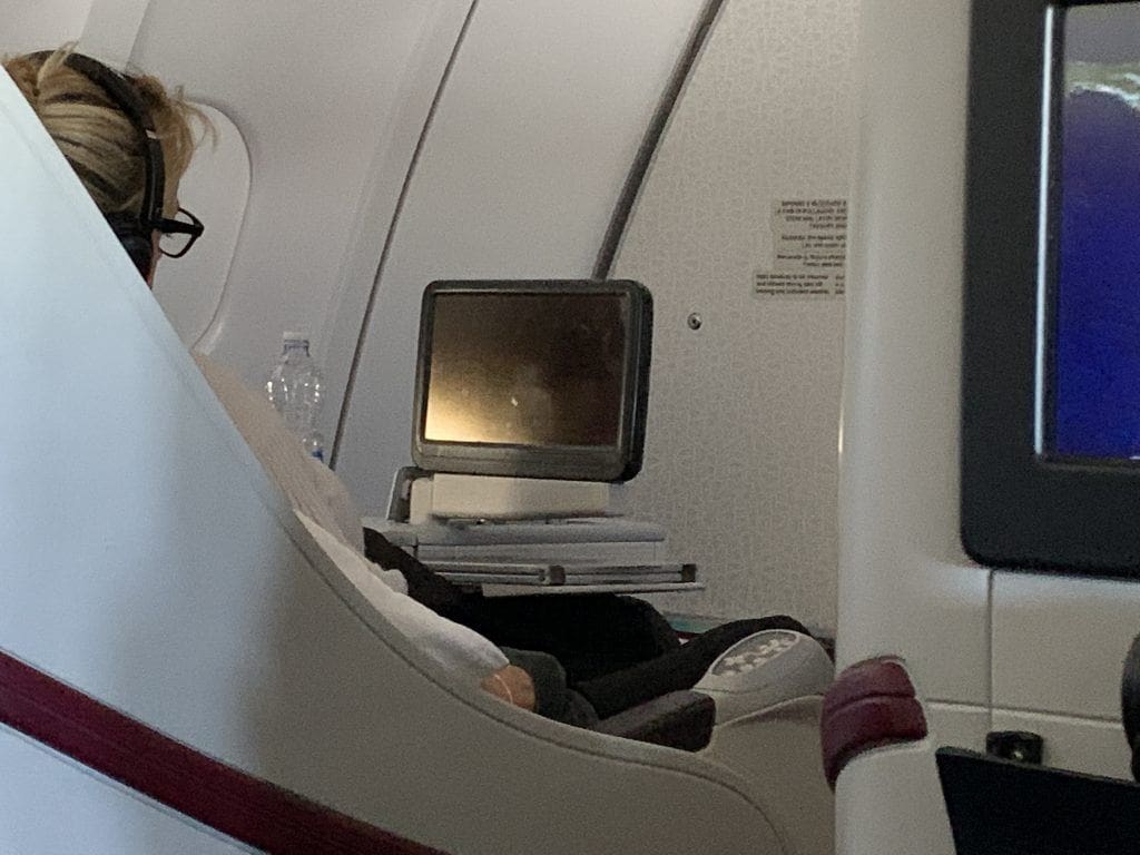 Air Italy Business Class Row 1 Screen