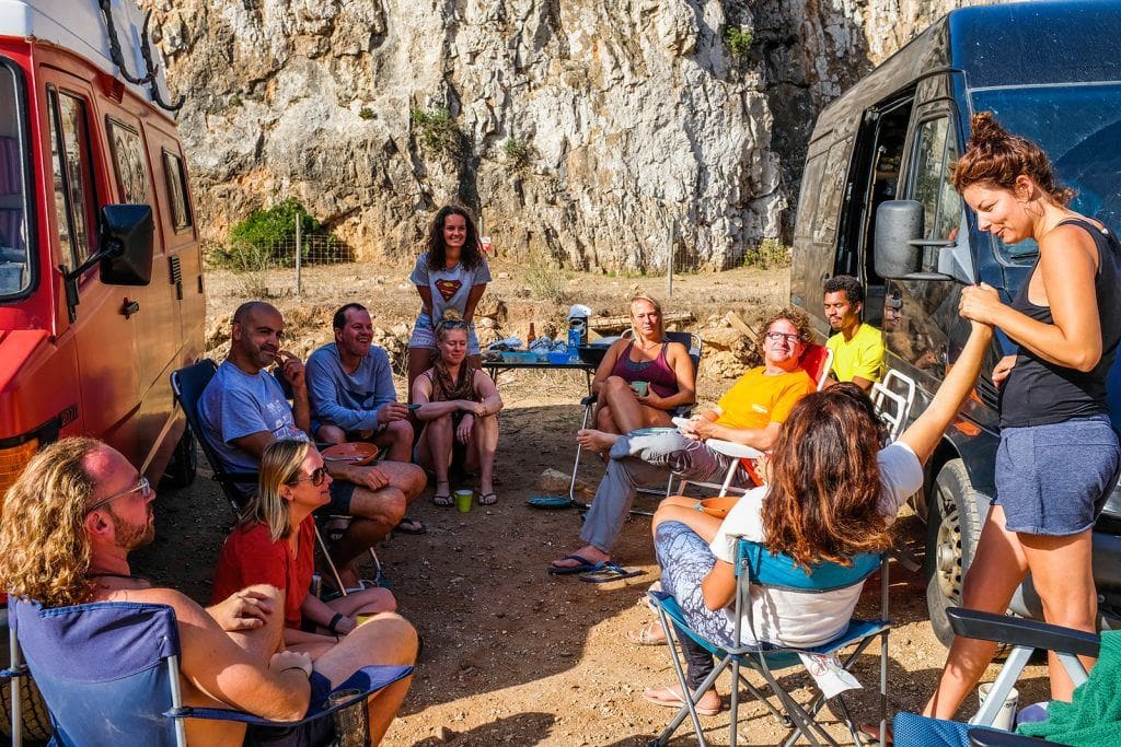 Camper retreat portugal breakfast