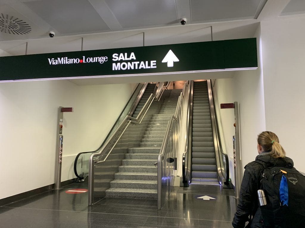 Directions to Priority Pass Lounge Malpensa Airport Terminal 1 Sala Montale