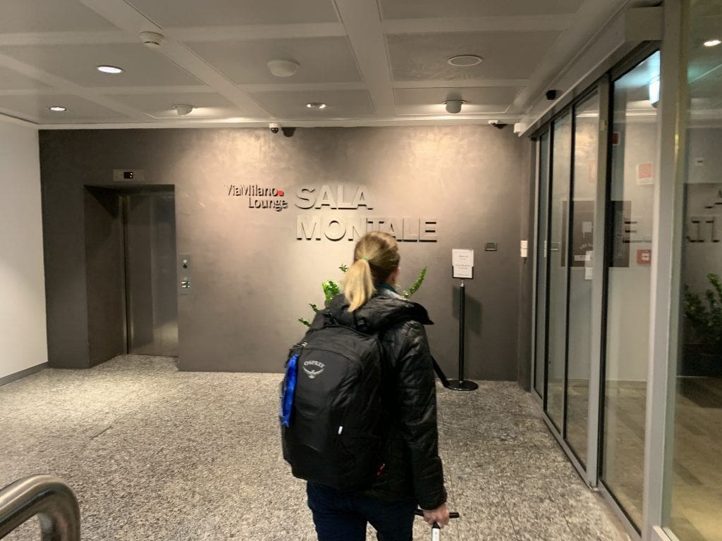 Priority Pass Lounge Malpensa Airport Terminal 1 Sala Montale Entrance