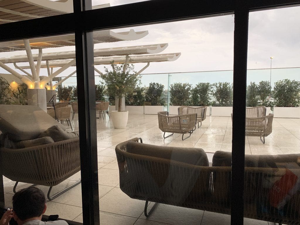 Priority Pass Lounge Malta Terrace Seating