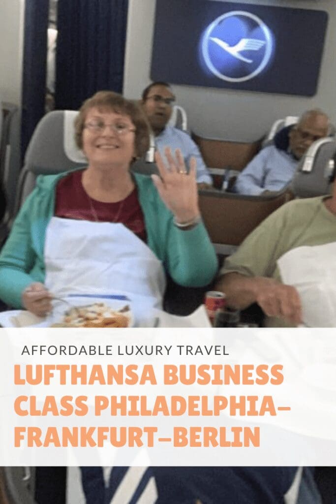 Lufthansa business Class Philadelphia Frankfurt Berlin
