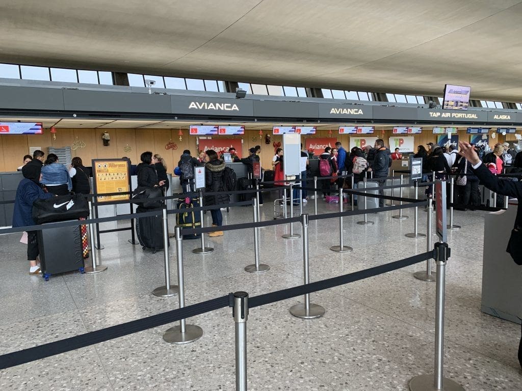 Avianca Business Class Check In IAD