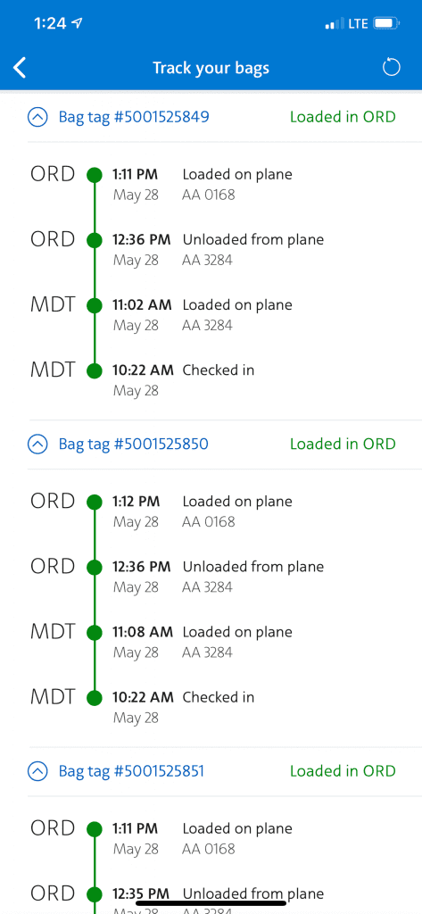 flying covid checked bag