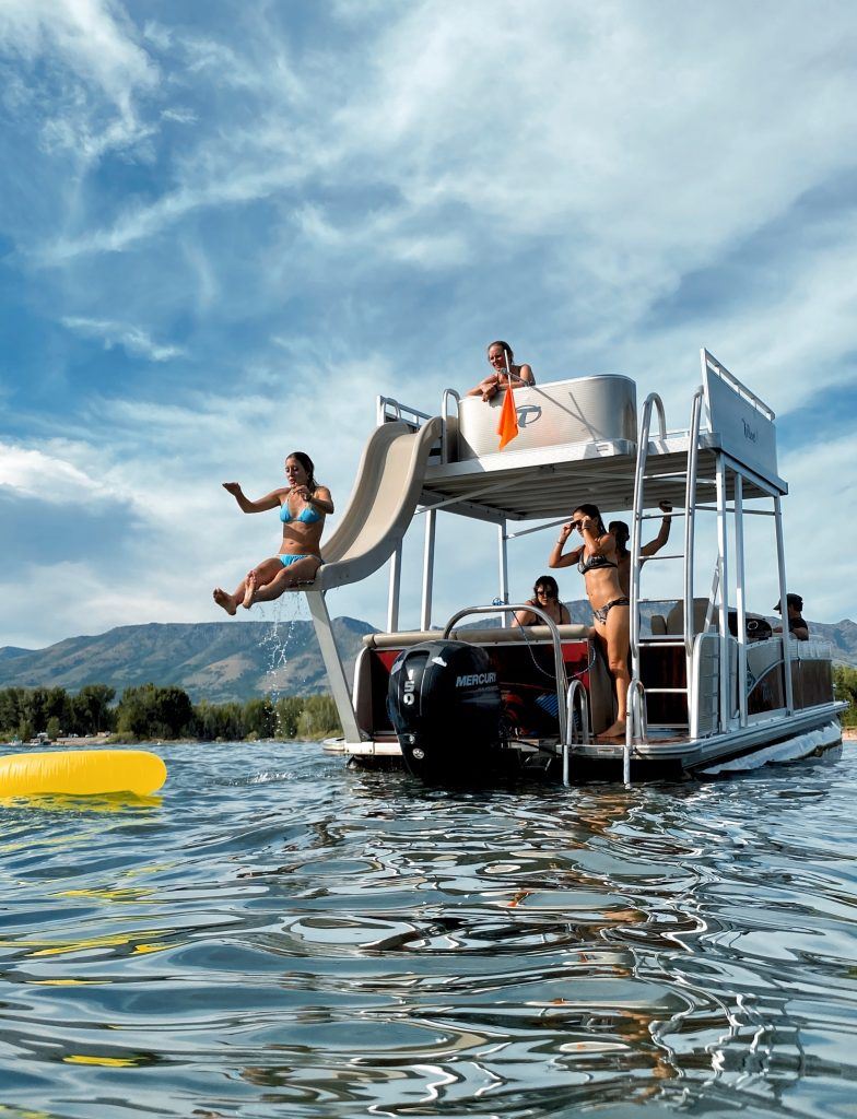 Pineview Reservoir Water Slide
