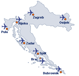 Airports in Croatia