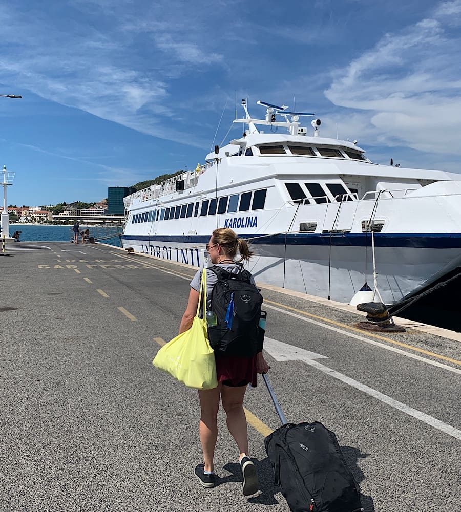 Croatia fast ferry Split to Hvar