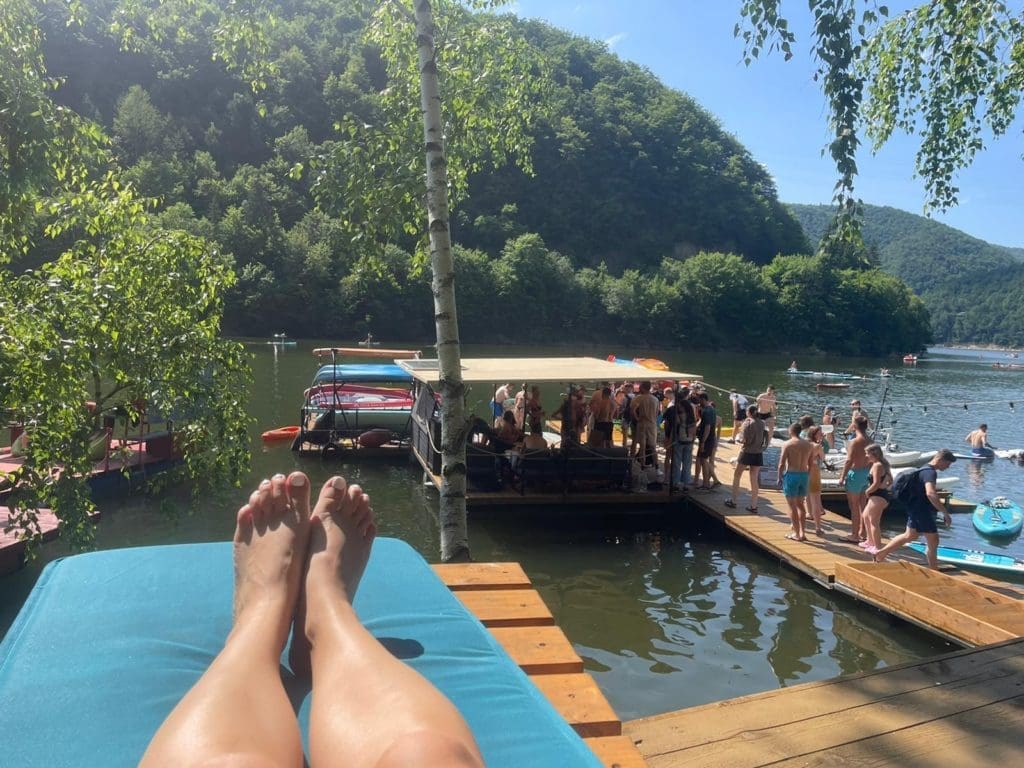 Lake Tarnita near Cluj, Romania